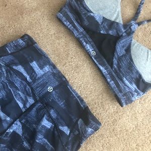 Gently worn LuLulemon 2 piece workout outfit